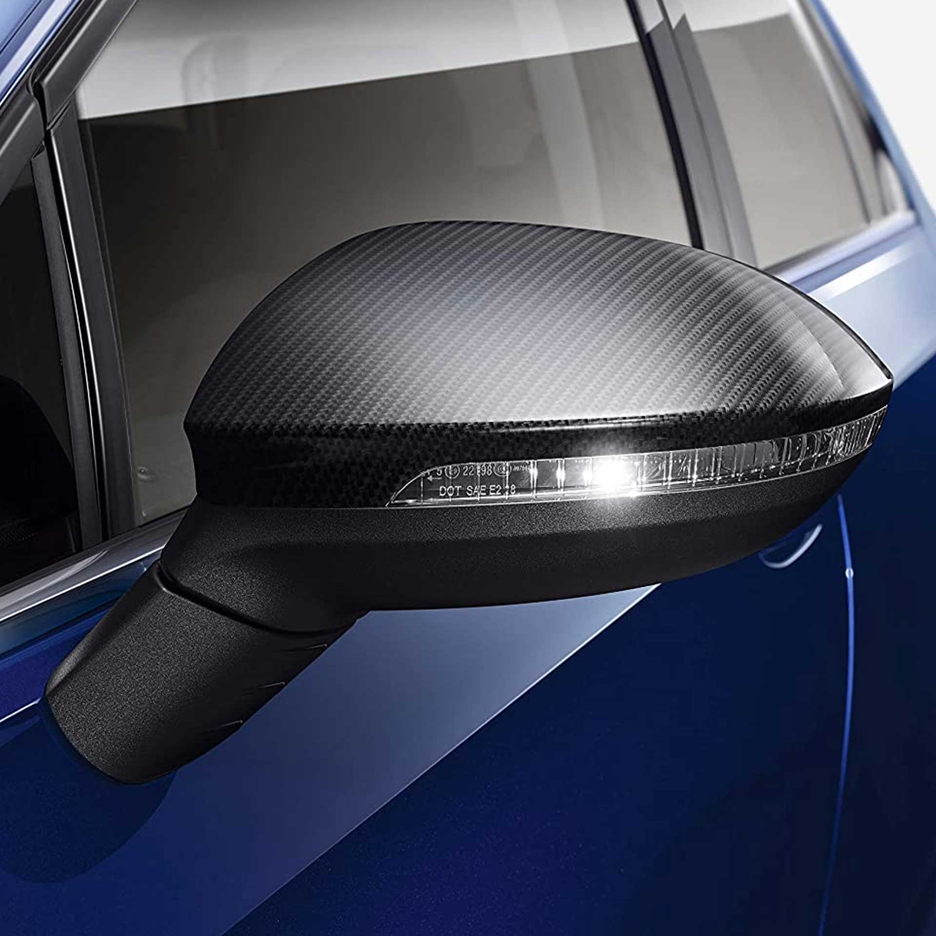 Volkswagen Golf 8 ID.3 ID.Buzz Außenspiegelgehäuse Carbon-Optik 2-teilig 5H0072530VT1