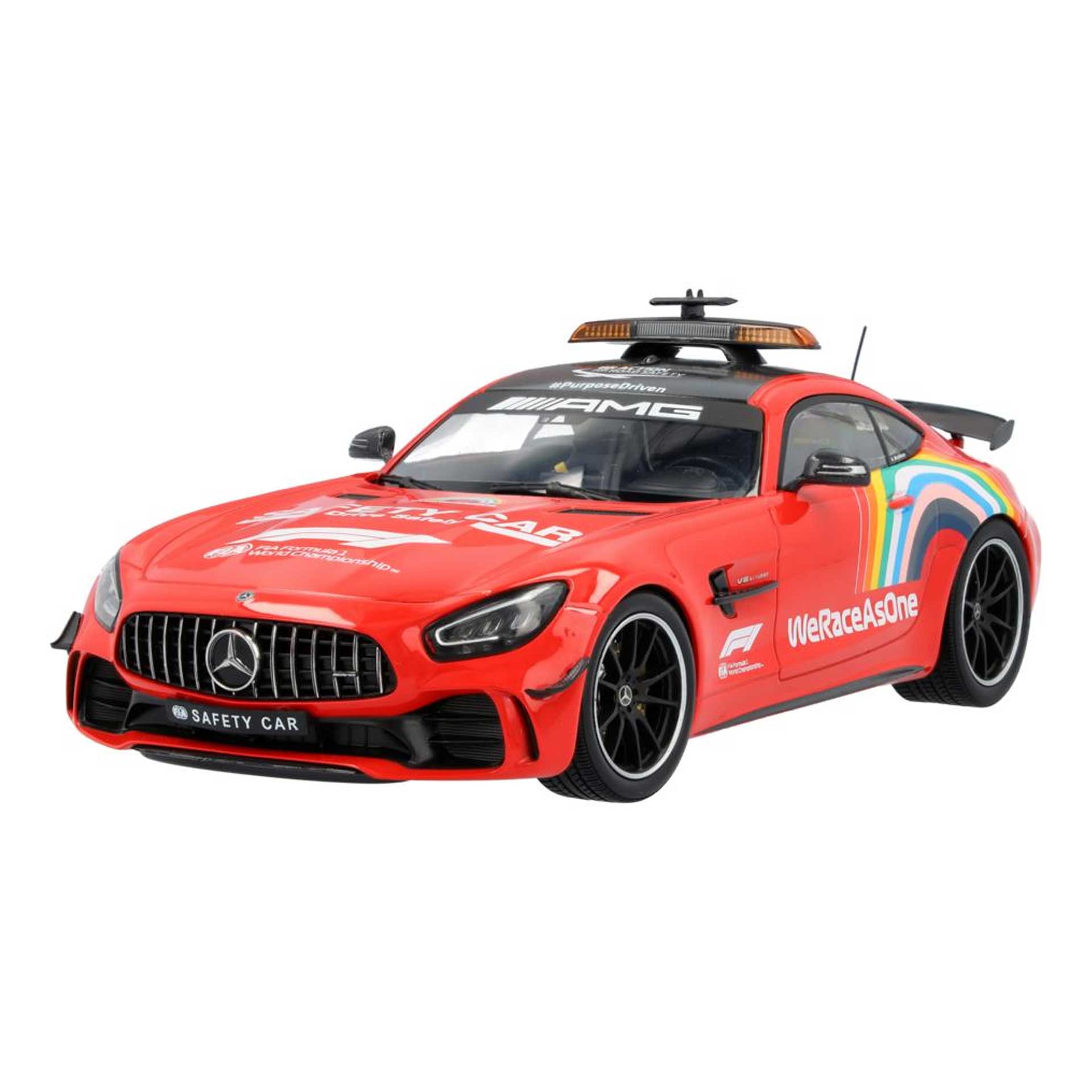 Mercedes-AMG GT R Modellauto Safety Car Formel 1 C190 1:18 rot