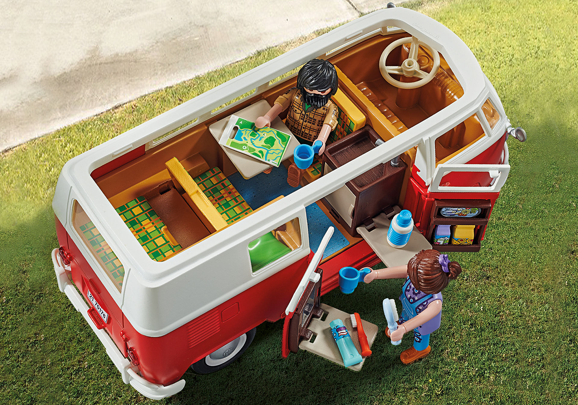 Volkswagen T1 Bulli Camping Bus Playmobil 70176 Urlaubsreise