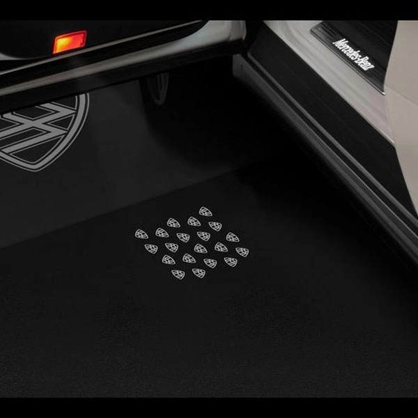 2x Autotür Led Logo Projektor Licht für Mercedes Benz Gls / glc / glb / gla  / a / b / c / e-Klasse
