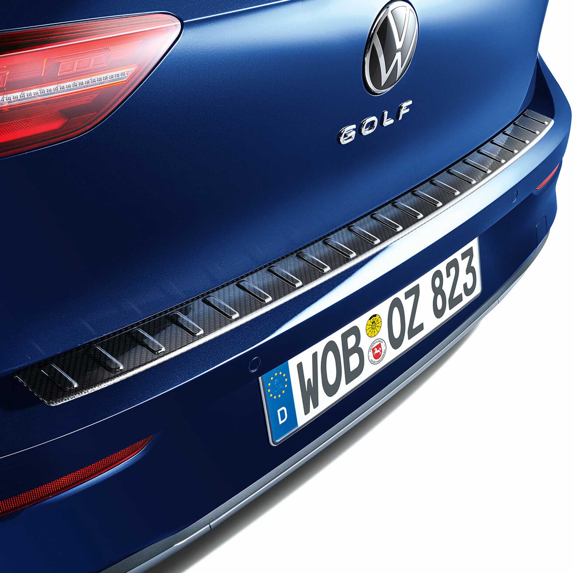 Volkswagen Golf 8 (5H) Ladekantenschutz Carbonoptik Schutzleiste