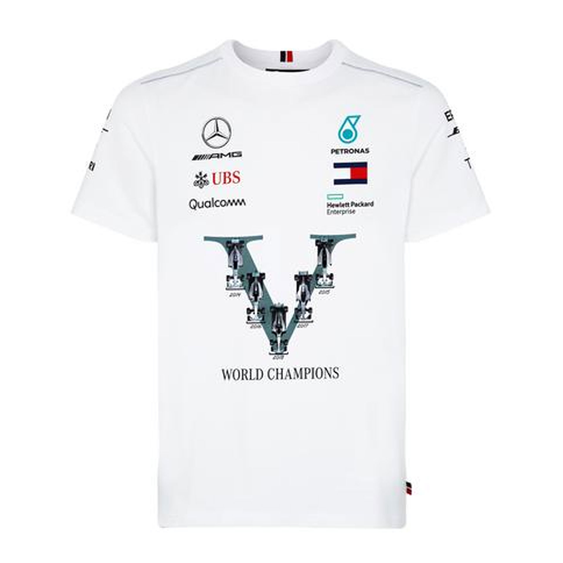 Mercedes-Benz T-Shirt Herren halbarm weiß Championship Tee Größe M B67996597