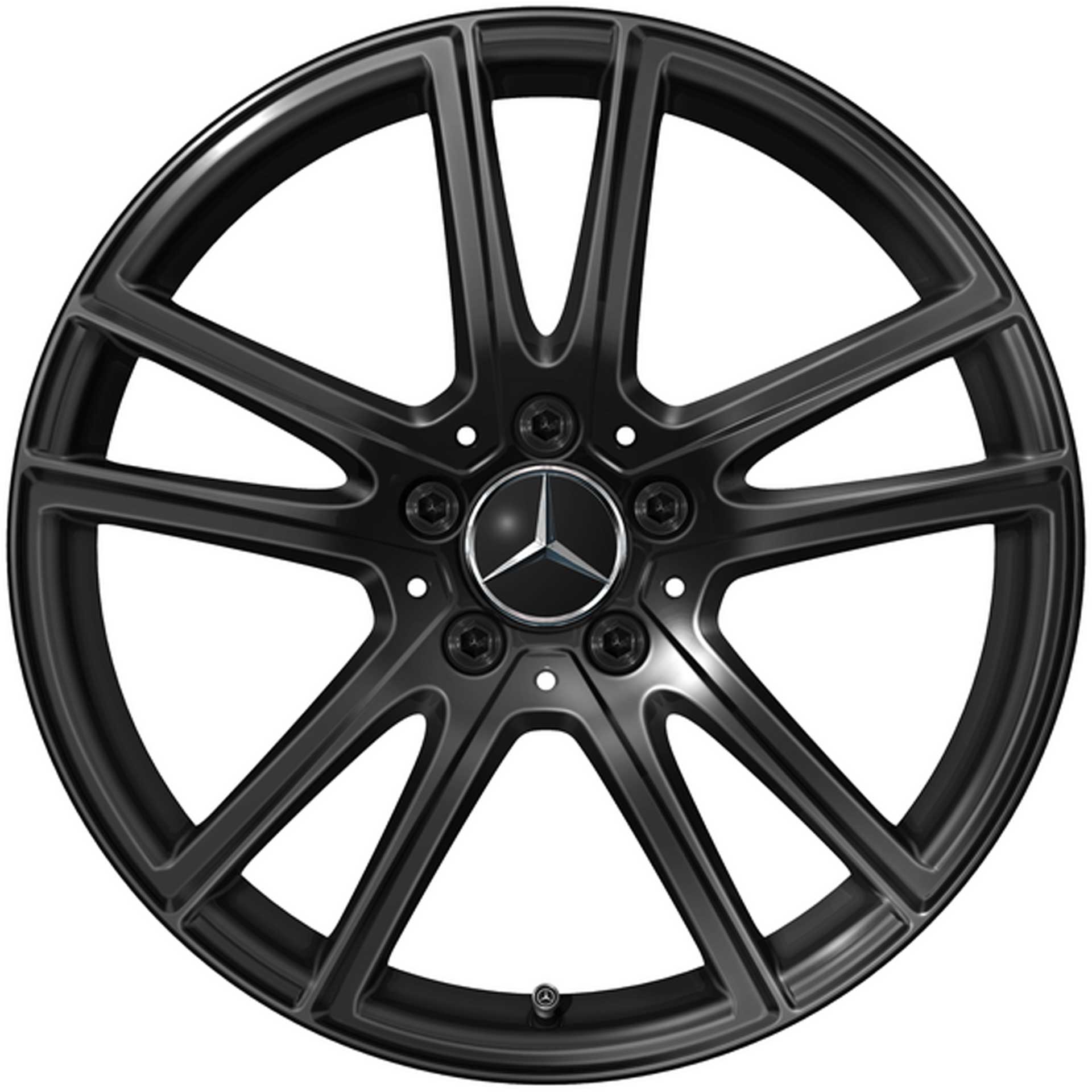 Mercedes-Benz 5-Doppelspeichen-Rad 18 Zoll Leichtmetallfelge GLC X254 schwarz A25440146007X43