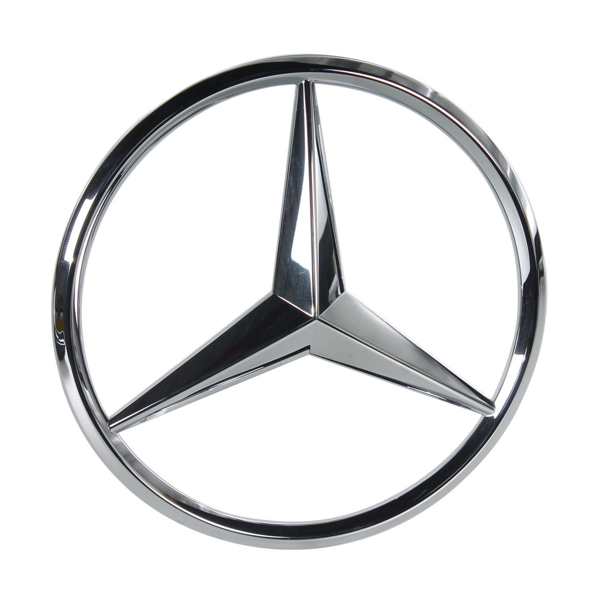 Glanz schwarz mercedes Benz 3 Punkt Stern Emblem Abzeichen für c