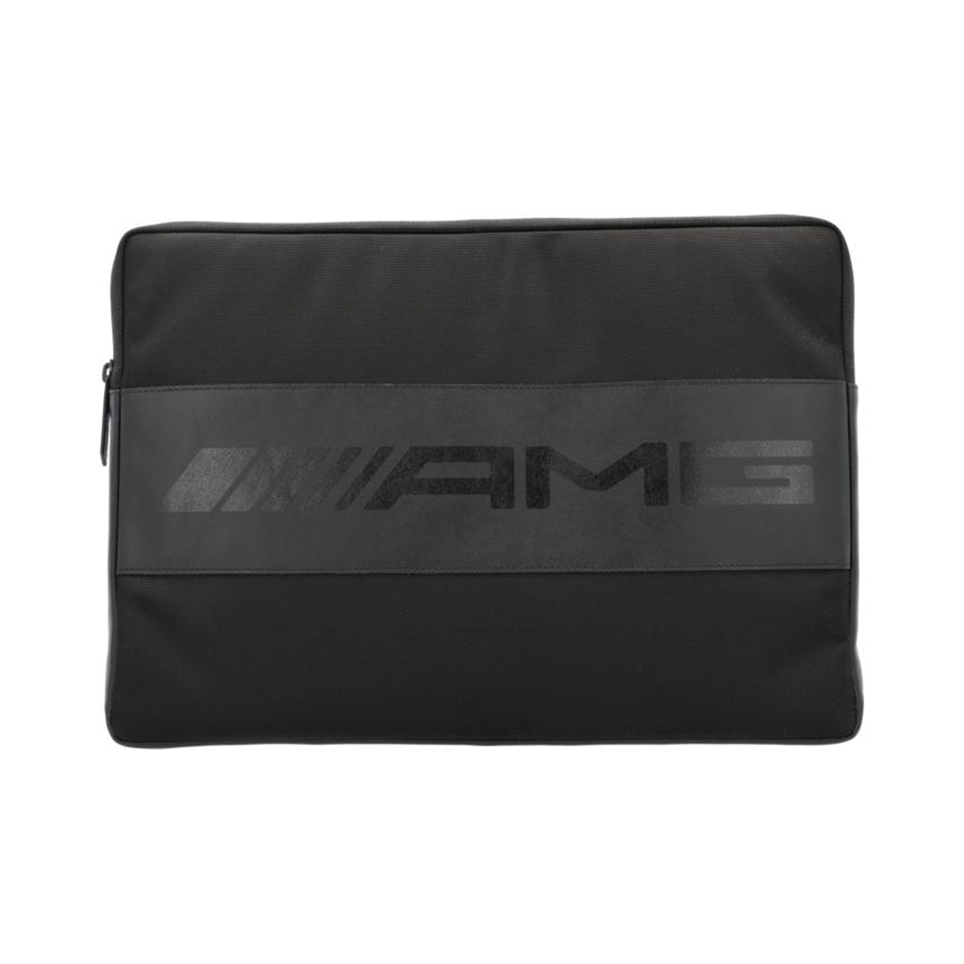 AMG Laptophülle schwarz Rindleder/Nylon bis 13 Zoll