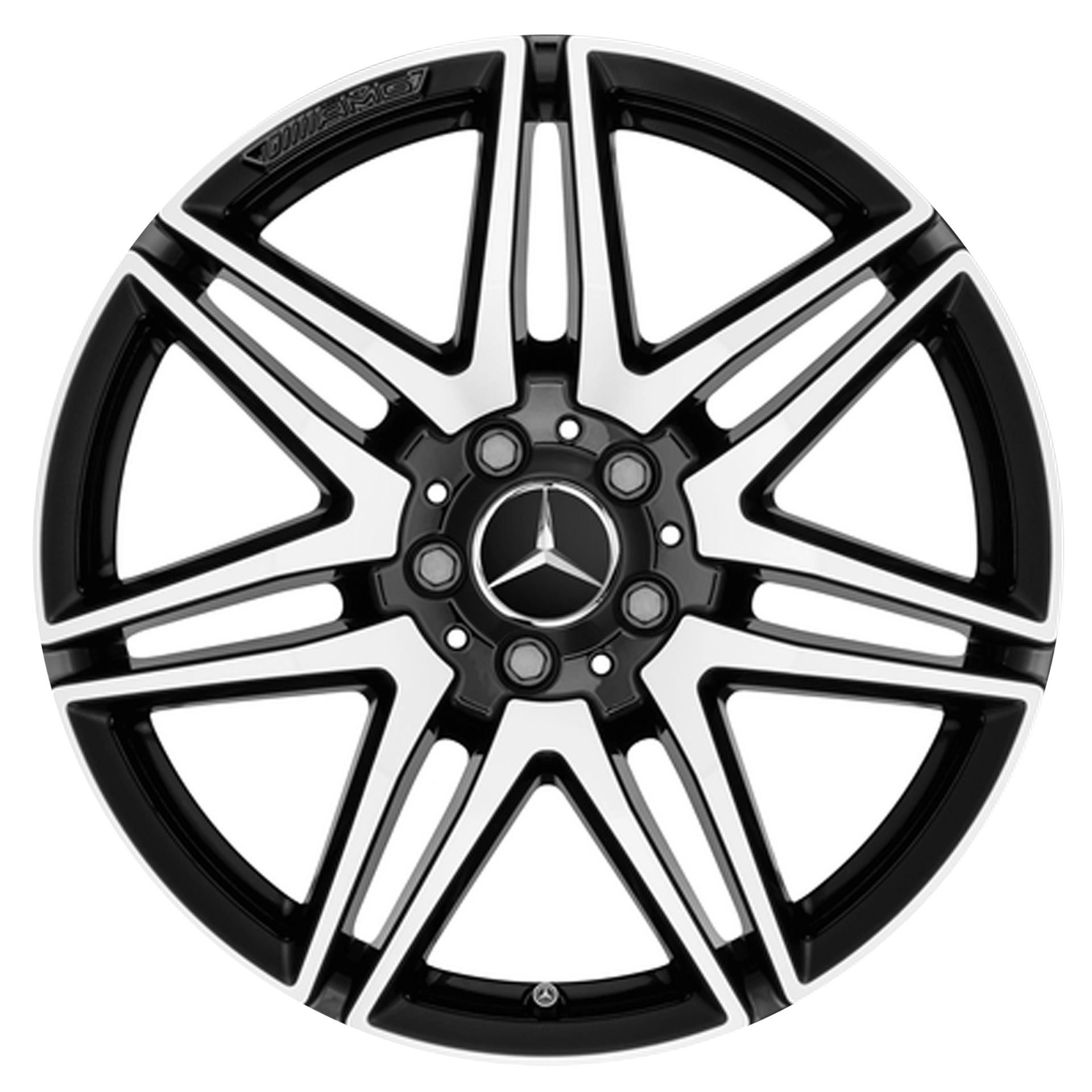 Mercedes-AMG 7-Doppelspeichen-Rad 19 Zoll Leichtmetallfelge glanzgedreht A44740151007X23