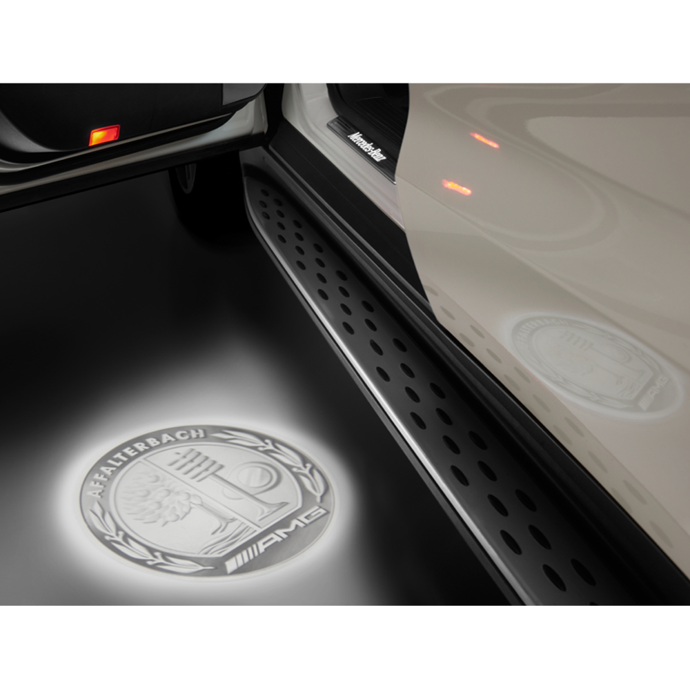 Mercedes-AMG LED Projektor AMG Wappen Set