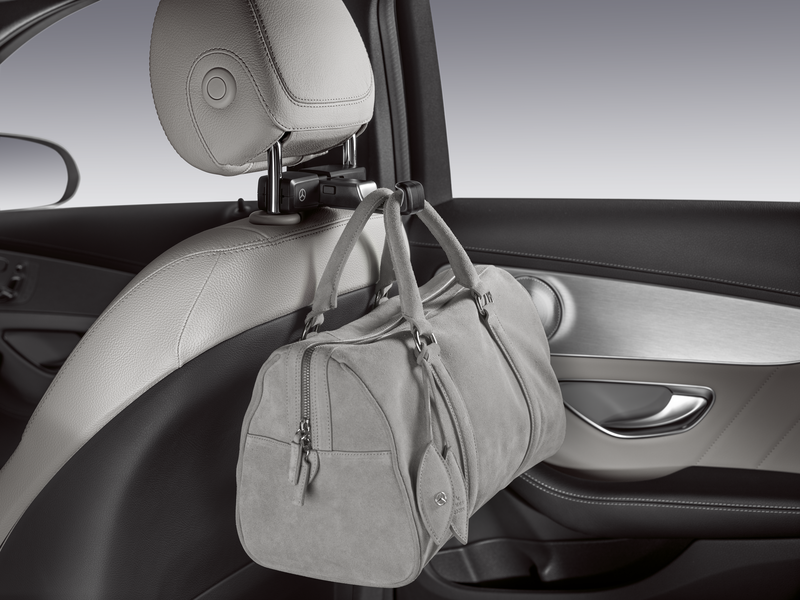 Mercedes-Benz Set Taschenhaken mit Basisträger Style & Travel Equipment für Kopfstütze