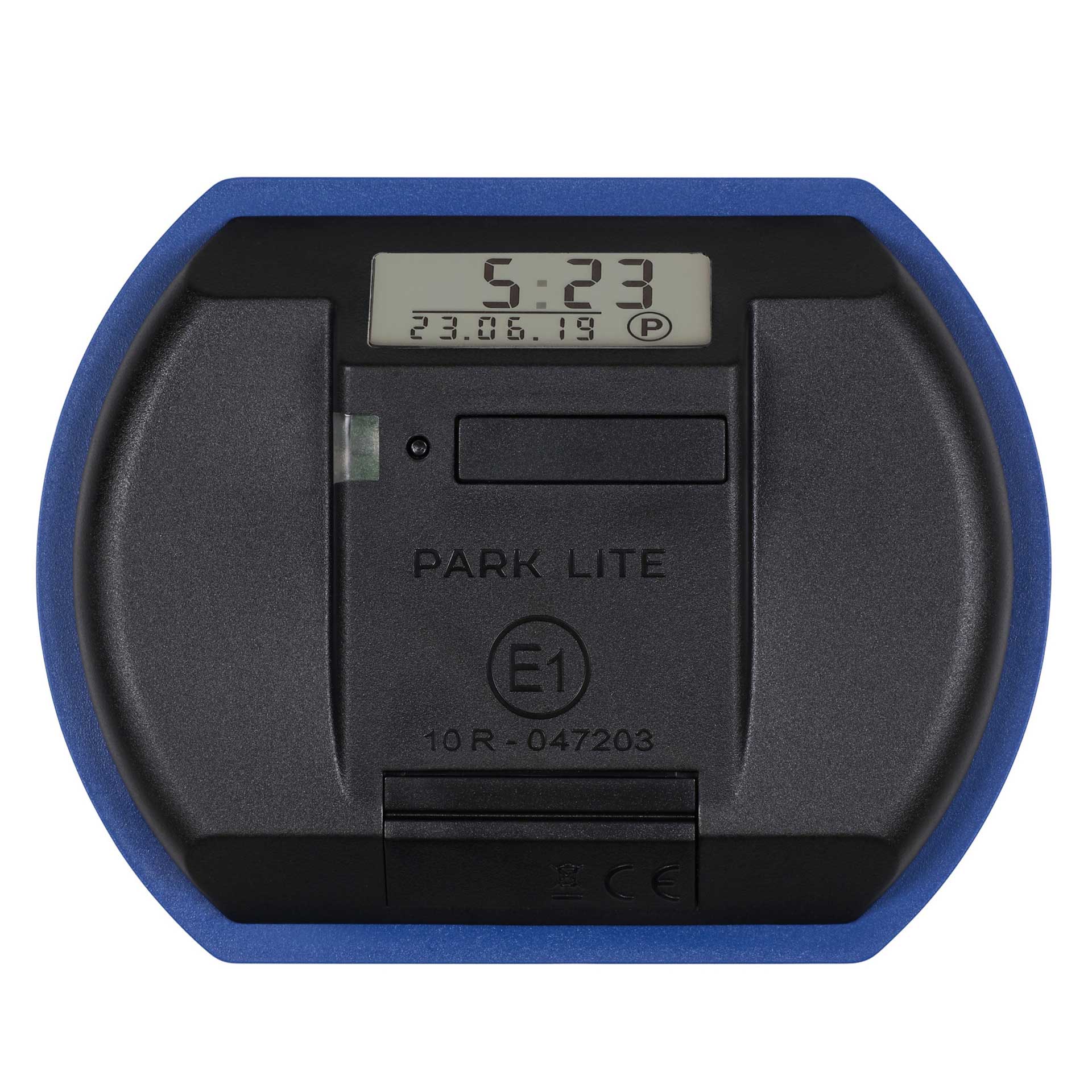 PARK LITE elektronische Parkscheibe blau automatische Parkzeiteinstellung PARK LITE elektronische Parkscheibe blau automatische Parkzeiteinstellung