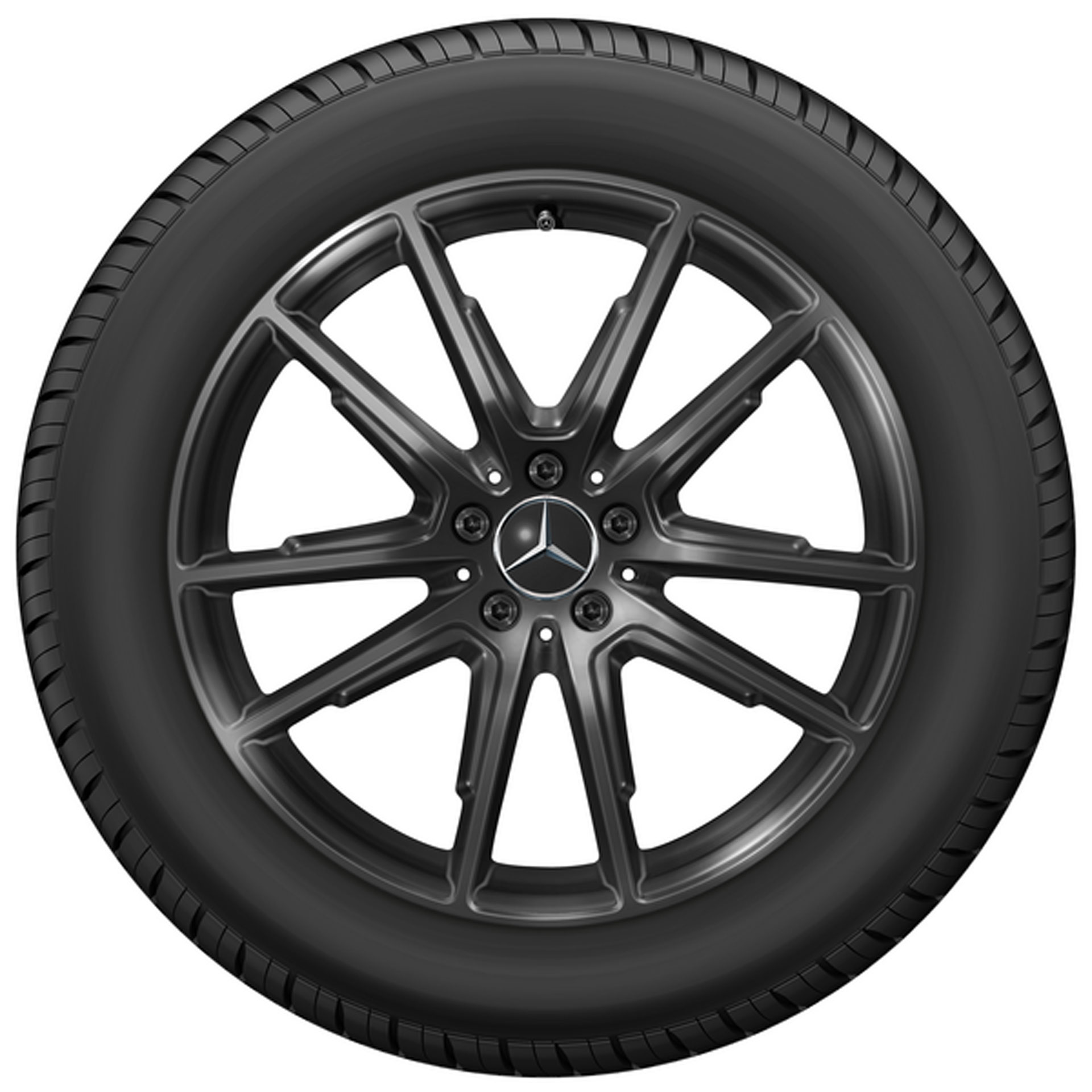 Mercedes-Benz 5-Doppelspeichen-Rad 20 Zoll Leichtmetallfelge EQS SUV X296 schwarz A29640103007X43