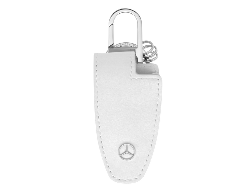 Mercedes-Benz Schlüsseletui Rindleder weiß B66958405