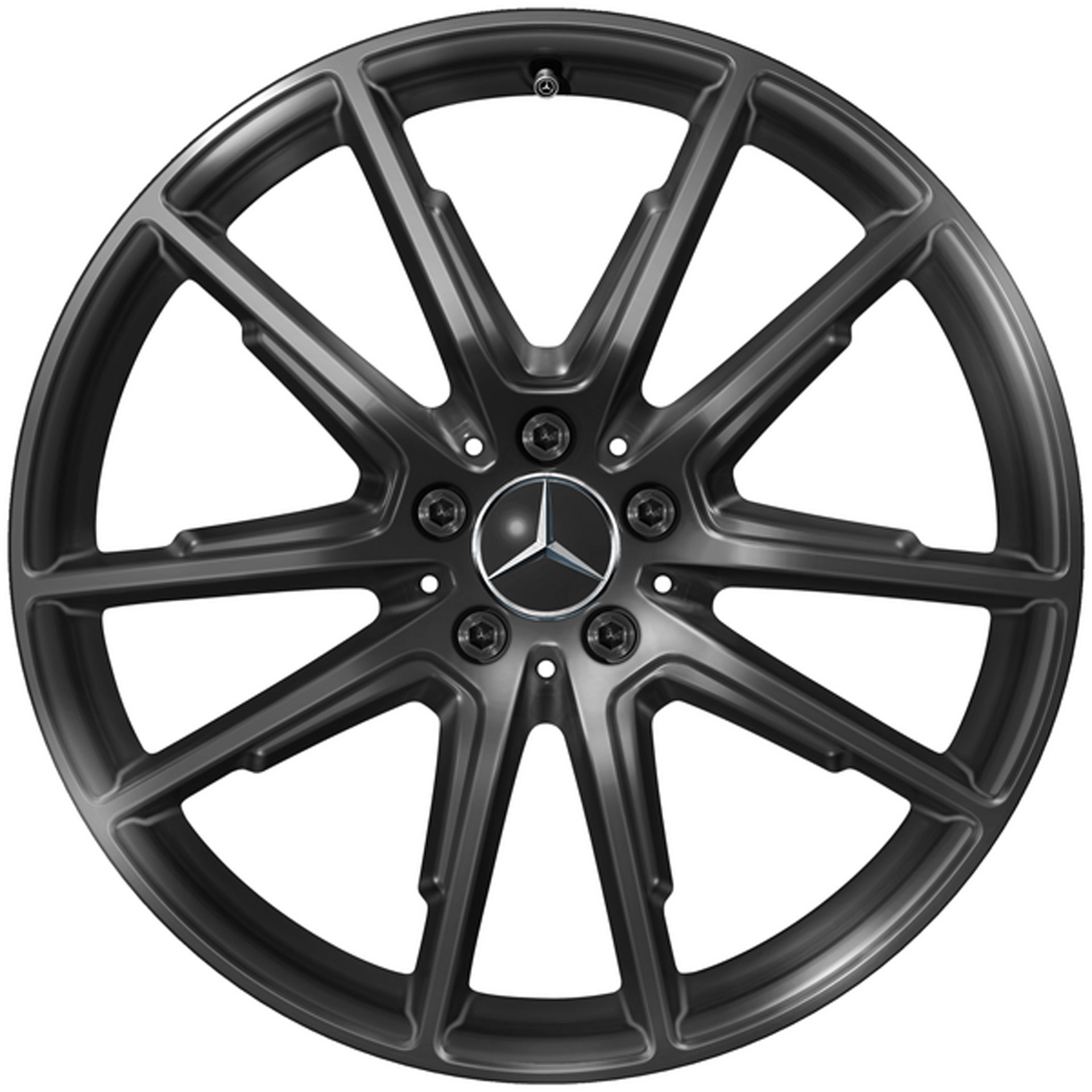 Mercedes-Benz 5-Doppelspeichen-Rad 20 Zoll Leichtmetallfelge EQS SUV X296 schwarz A29640103007X43