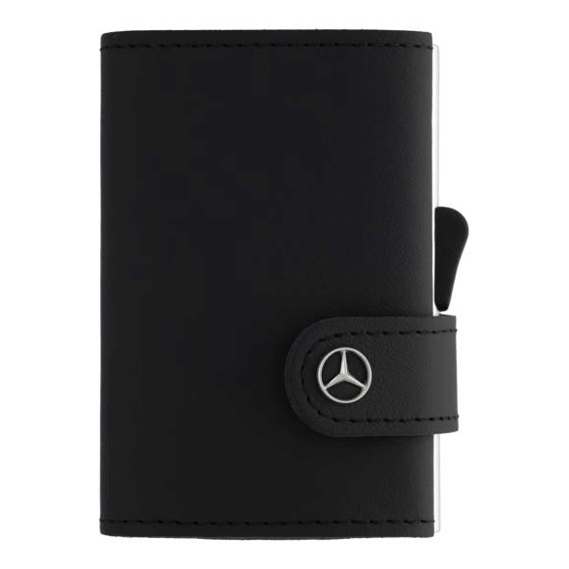 Mercedes-Benz Minigeldbörse aus Leder aus Fahrzeugproduktion schwarz B66959385