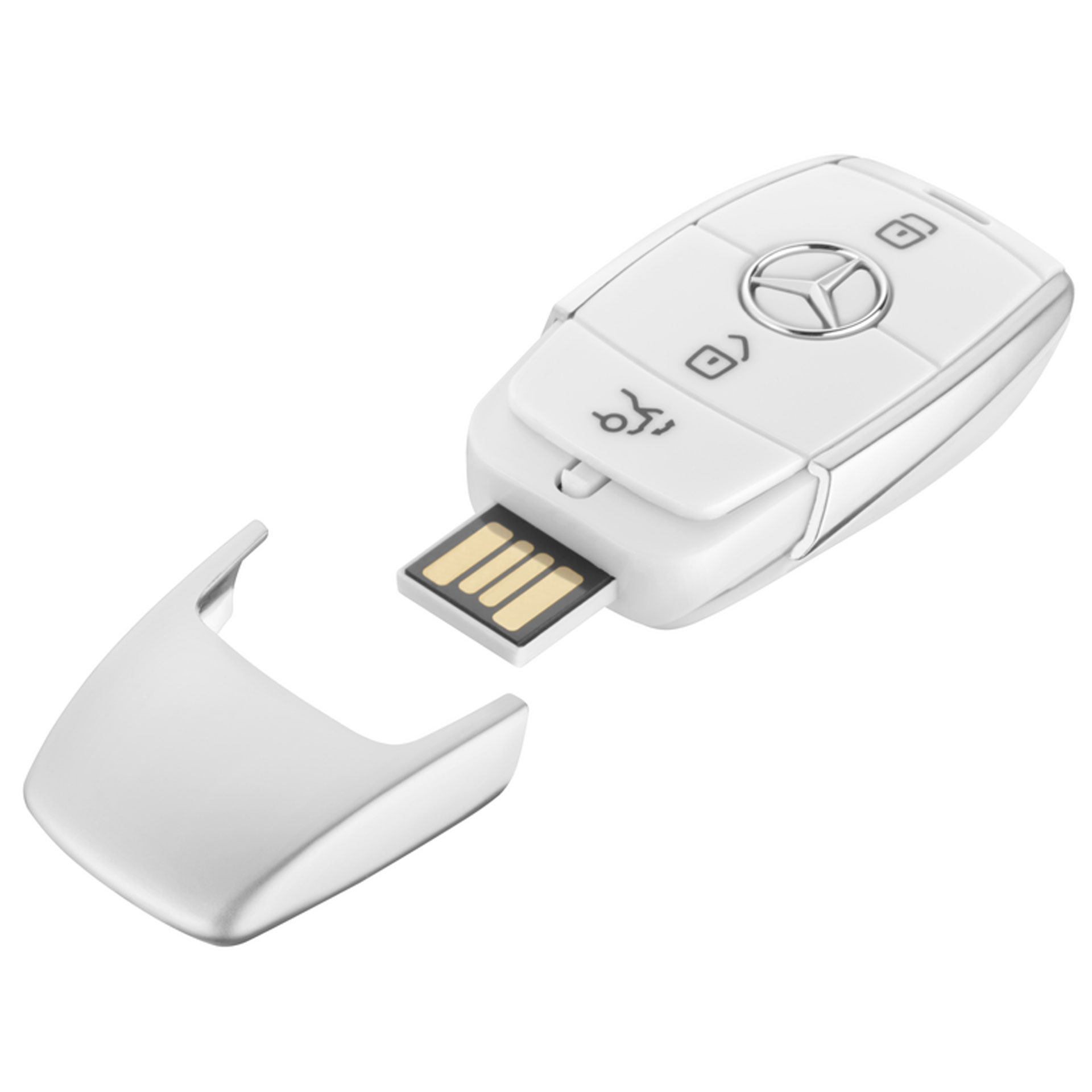 Mercedes-Benz USB-Stick in Schlüsselform Gen. 6 32 GB USB 3.0 weiß B66954738
