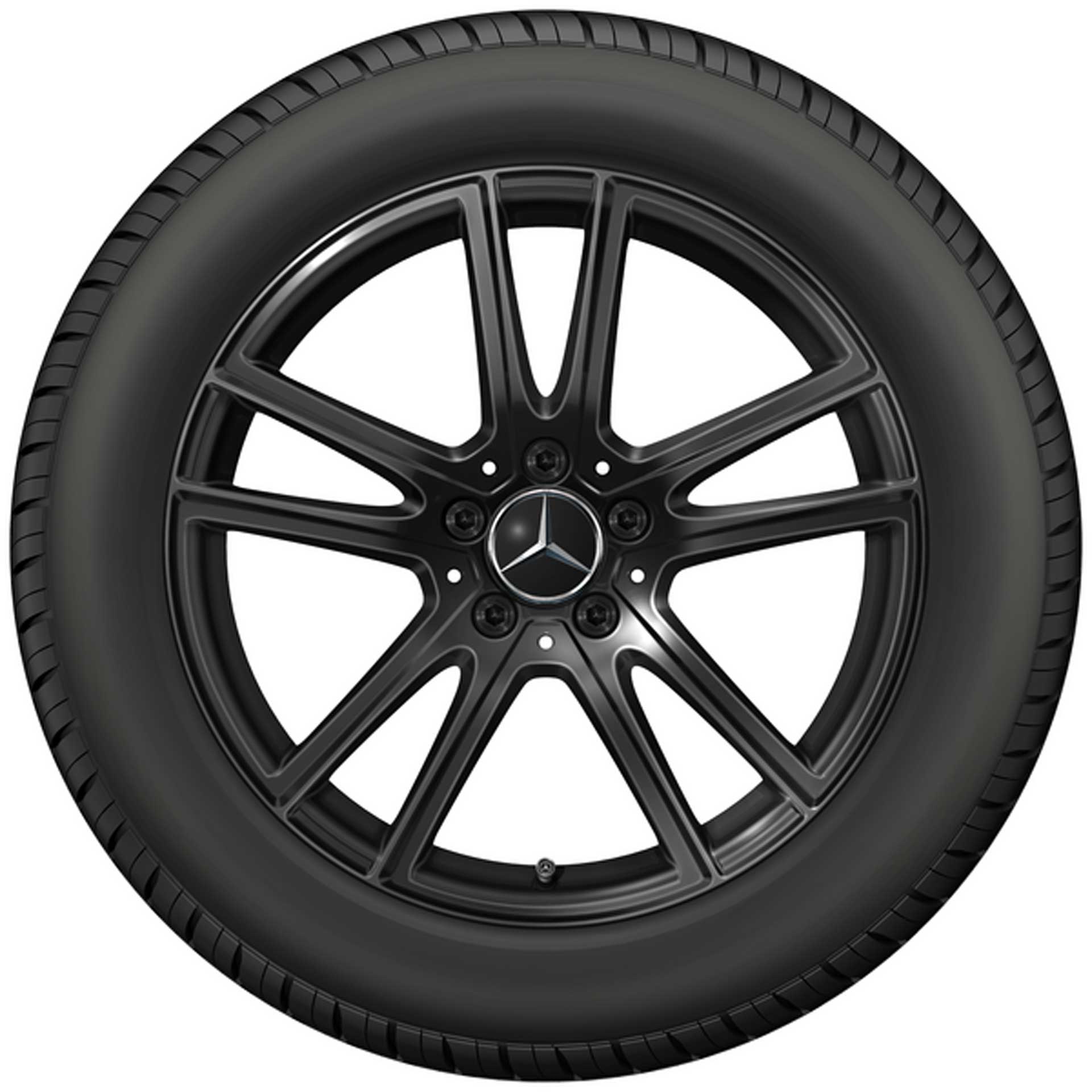 Mercedes-Benz 5-Doppelspeichen-Rad 18 Zoll Leichtmetallfelge GLC X254 schwarz A25440146007X43