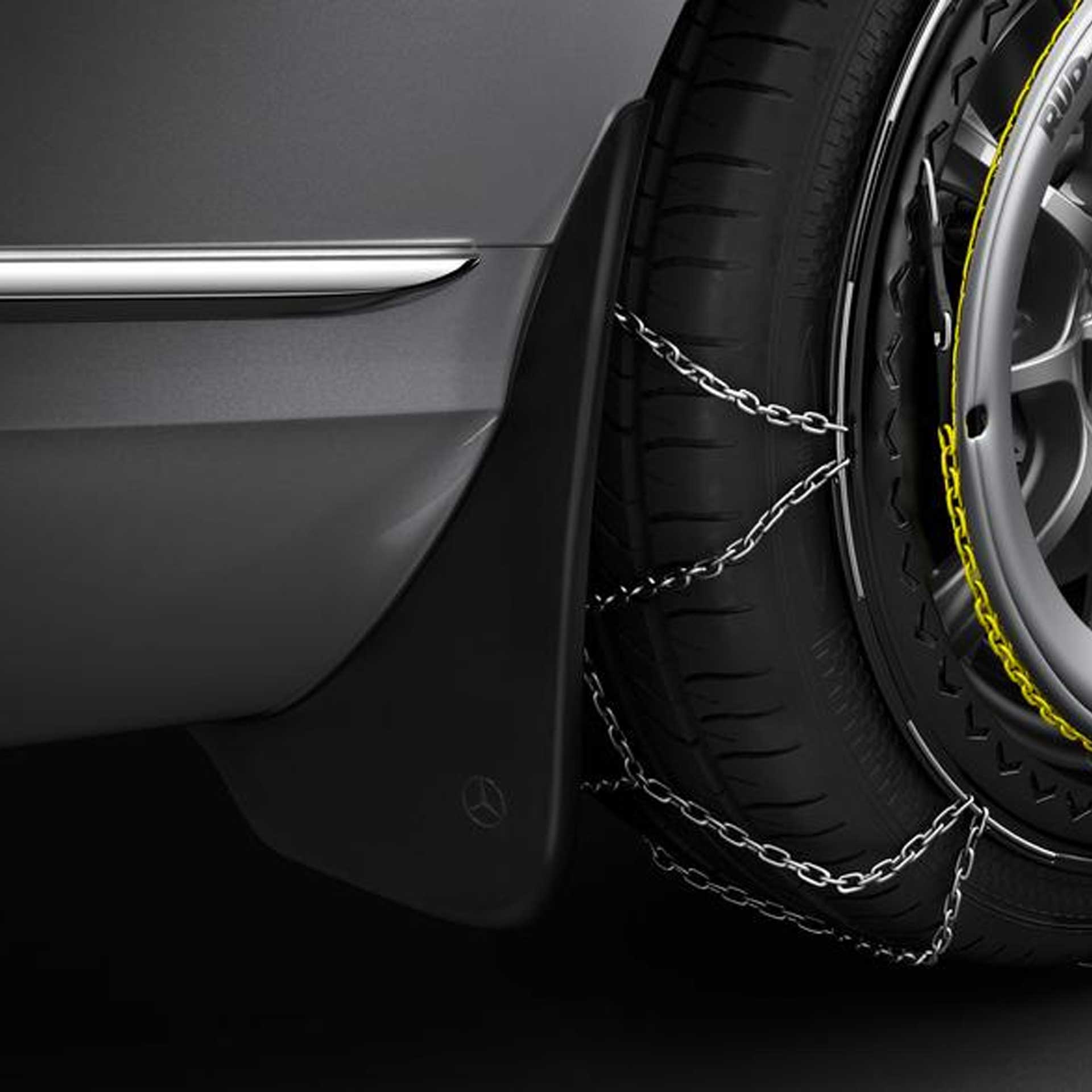 Mercedes-Benz Schmutzfänger C-Klasse 206 Satz hinten schwarz Mercedes-Benz Schmutzfänger C-Klasse 206 Satz hinten schwarz
