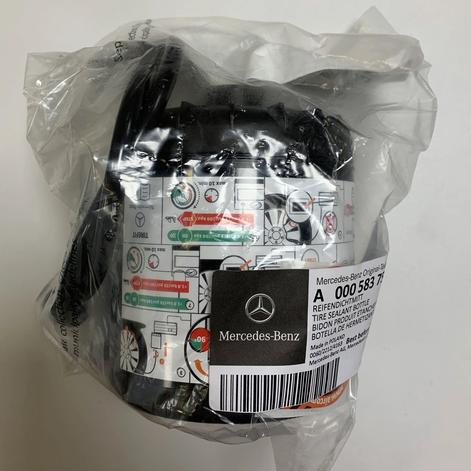 Mercedes-Benz Reifendichtmittel Tirefit A0005837505
