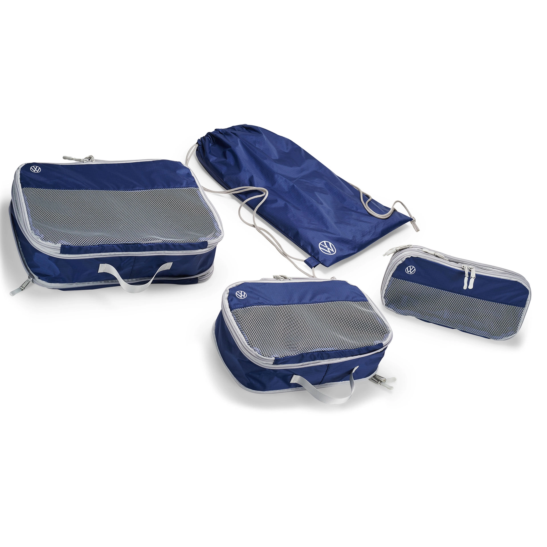 Volkswagen Gepäcktaschen Set 4-teilig blau/ grau 1H2087308
