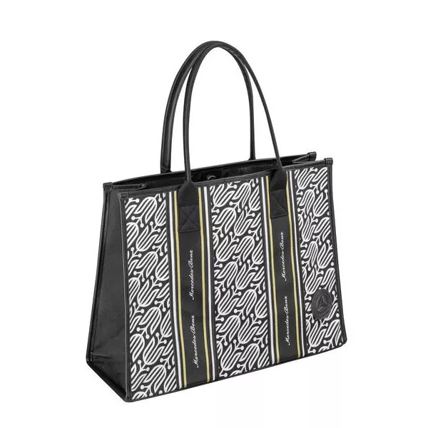 Mercedes-Benz Collection] Genuine Tote Bag Star Pattern B66959213 Black