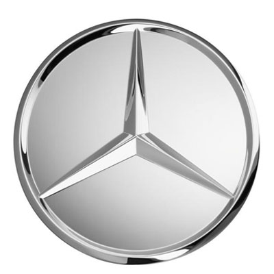 Mercedes-Benz Radnabenabdeckung  Stern erhaben chrom 4-Stück