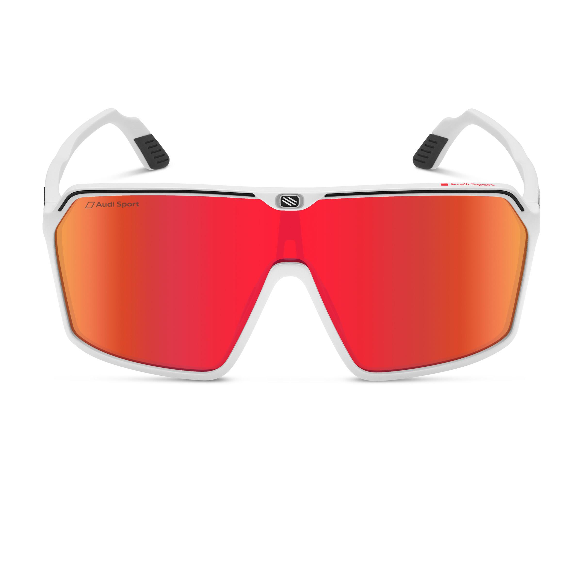 Audi Sport Sonnenbrille verspiegelt weiß/rot 3112200510