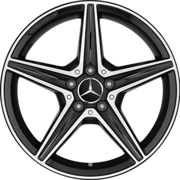Mercedes-AMG C-Klasse 205 18 Zoll Leichtmetallfelge schwarz glanzgedreht A20540111007X23