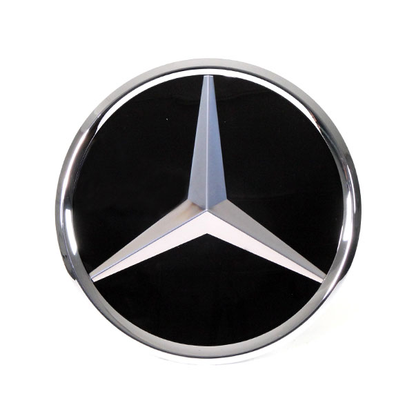 Mercedes Stern schwarz chrom Heckklappe GLA H247