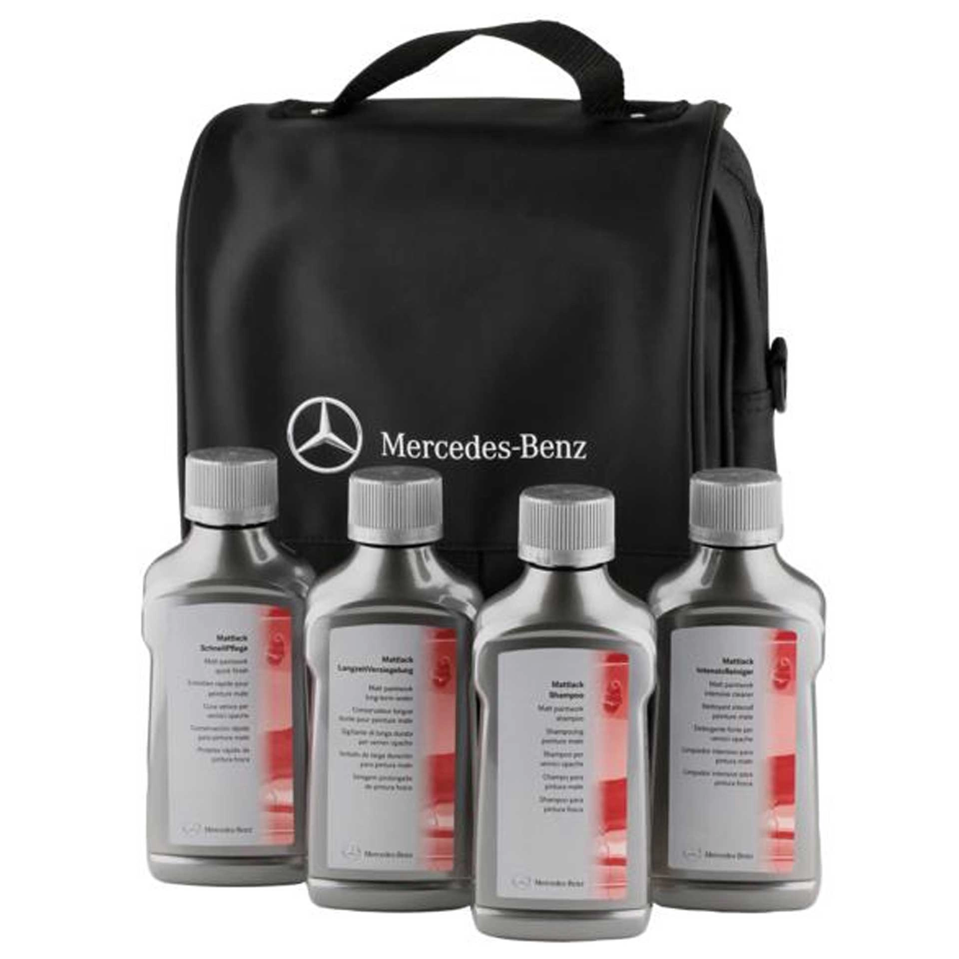 Mercedes-Benz Pflegekit Mattlack Shampoo Politur Reiniger Versiegelung 5-teilig