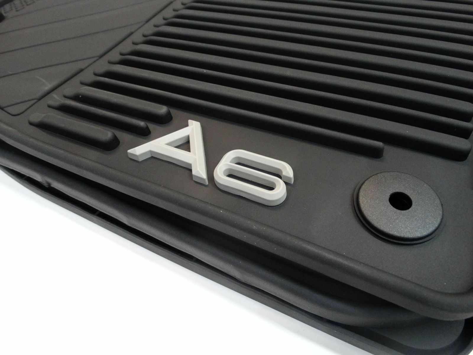 Audi A6 S6 RS6 Gummifußmatten Allwettermatten schwarz 2-teilig vorn 4K1061501041 Audi A6 S6 RS6 Gummifußmatten Allwettermatten schwarz 2-teilig vorn 4K1061501041