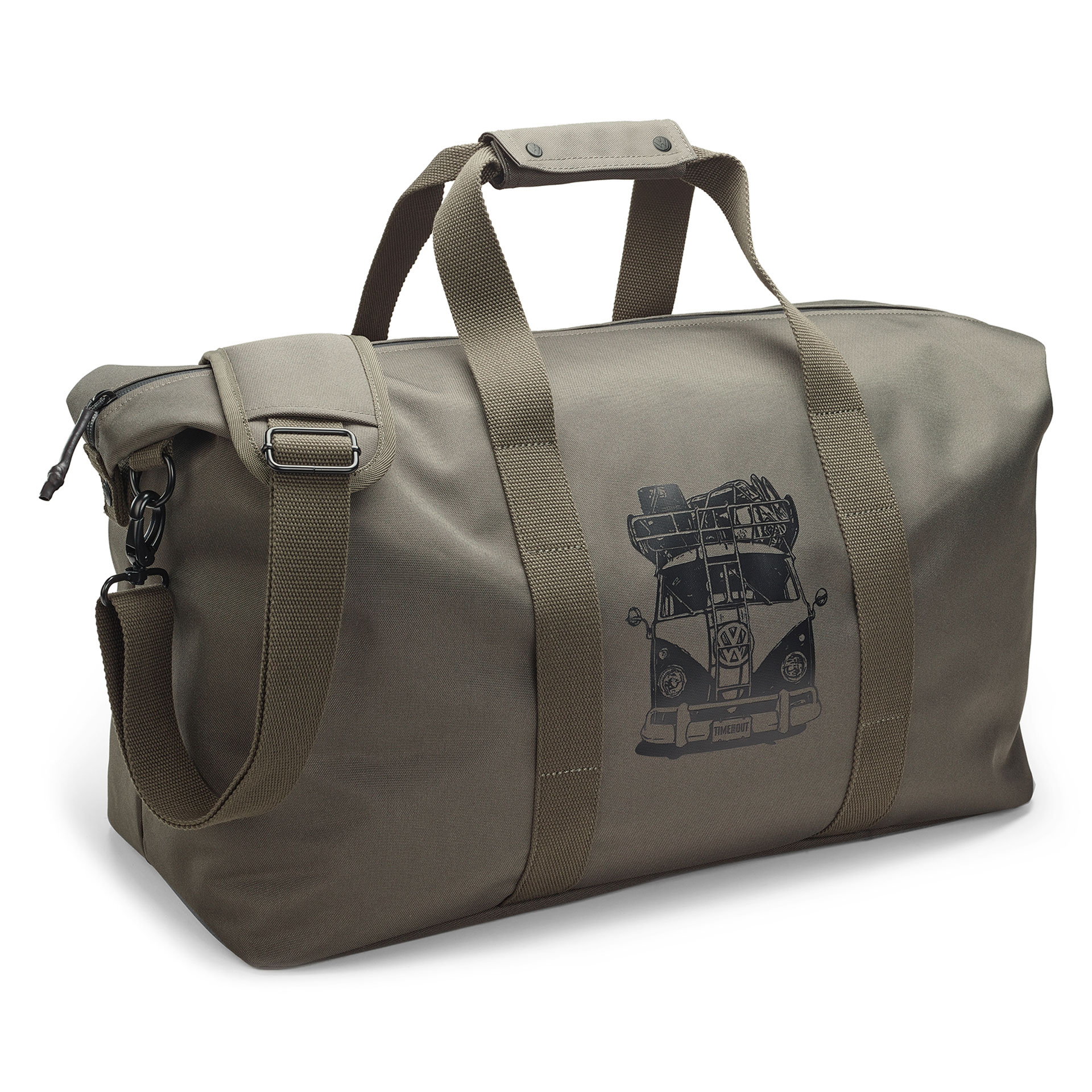 Volkswagen T1 Bulli Motiv Reisetasche Weekender oliv 7E9087300 Volkswagen T1 Bulli Motiv Reisetasche Weekender oliv 7E9087300