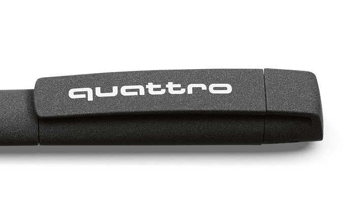Audi quattro Kugelschreiber mit USB-Stick 8 GB dunkelgrau 3221500600