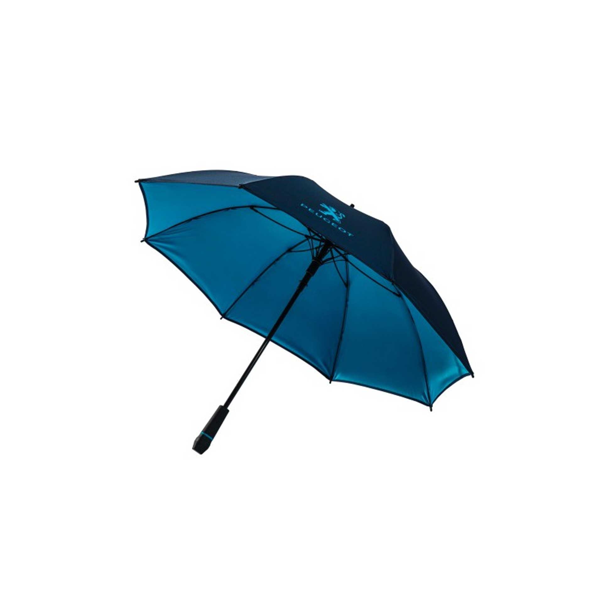 PEUGEOT Stockschirm Regenschirm blau