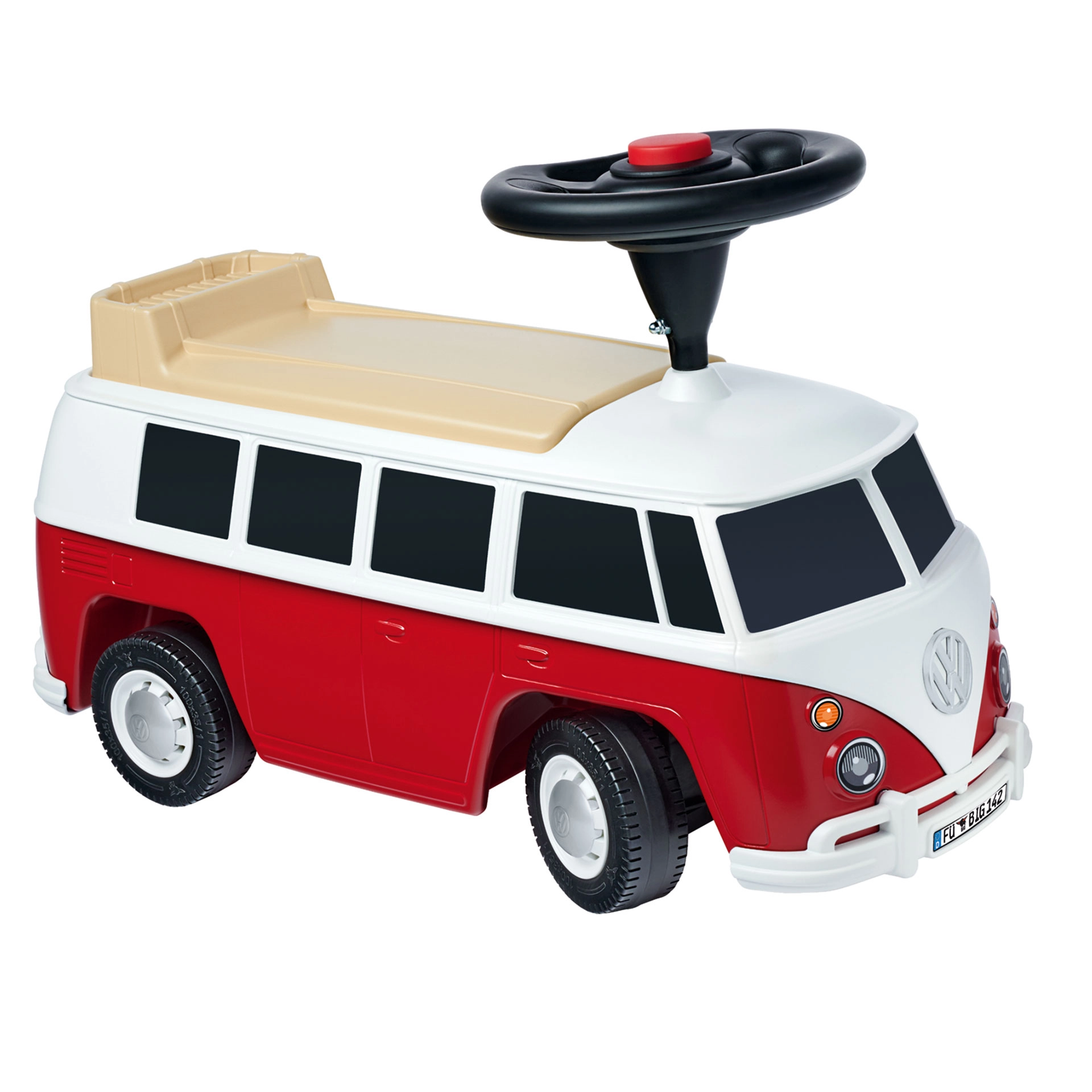 Volkswagen Kinderrutscher T1 Bulli rot/weiß 1H4087500