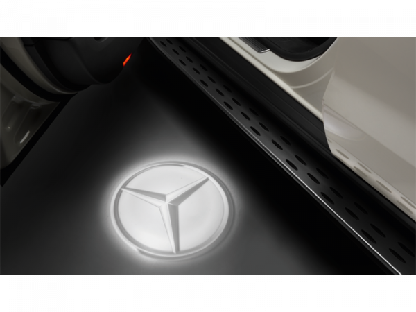 Mercedes-Benz Logo-Projektor für die Vordertüren A2138204503 Mercedes-Benz Logo-Projektor für die Vordertüren A2138204503