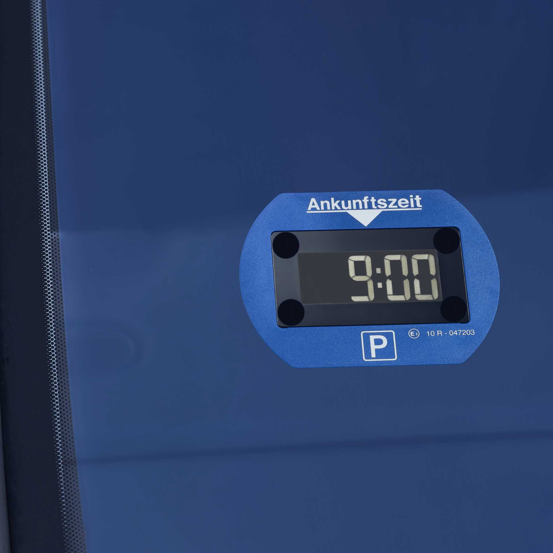 PARK LITE elektronische Parkscheibe blau automatische Parkzeiteinstellung PARK LITE elektronische Parkscheibe blau automatische Parkzeiteinstellung