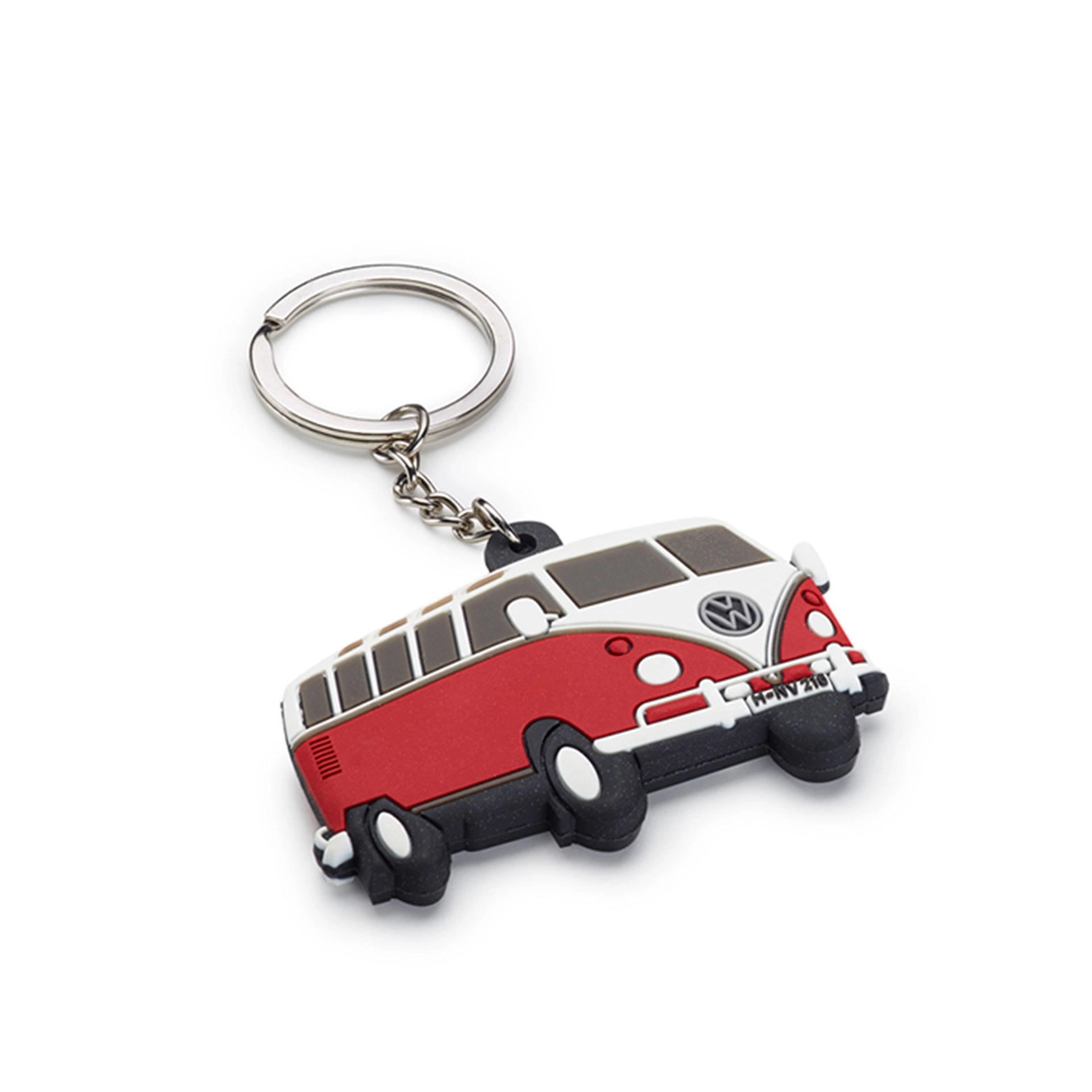 Volkswagen T1 Schlüsselanhänger rot weiß 2K0087010