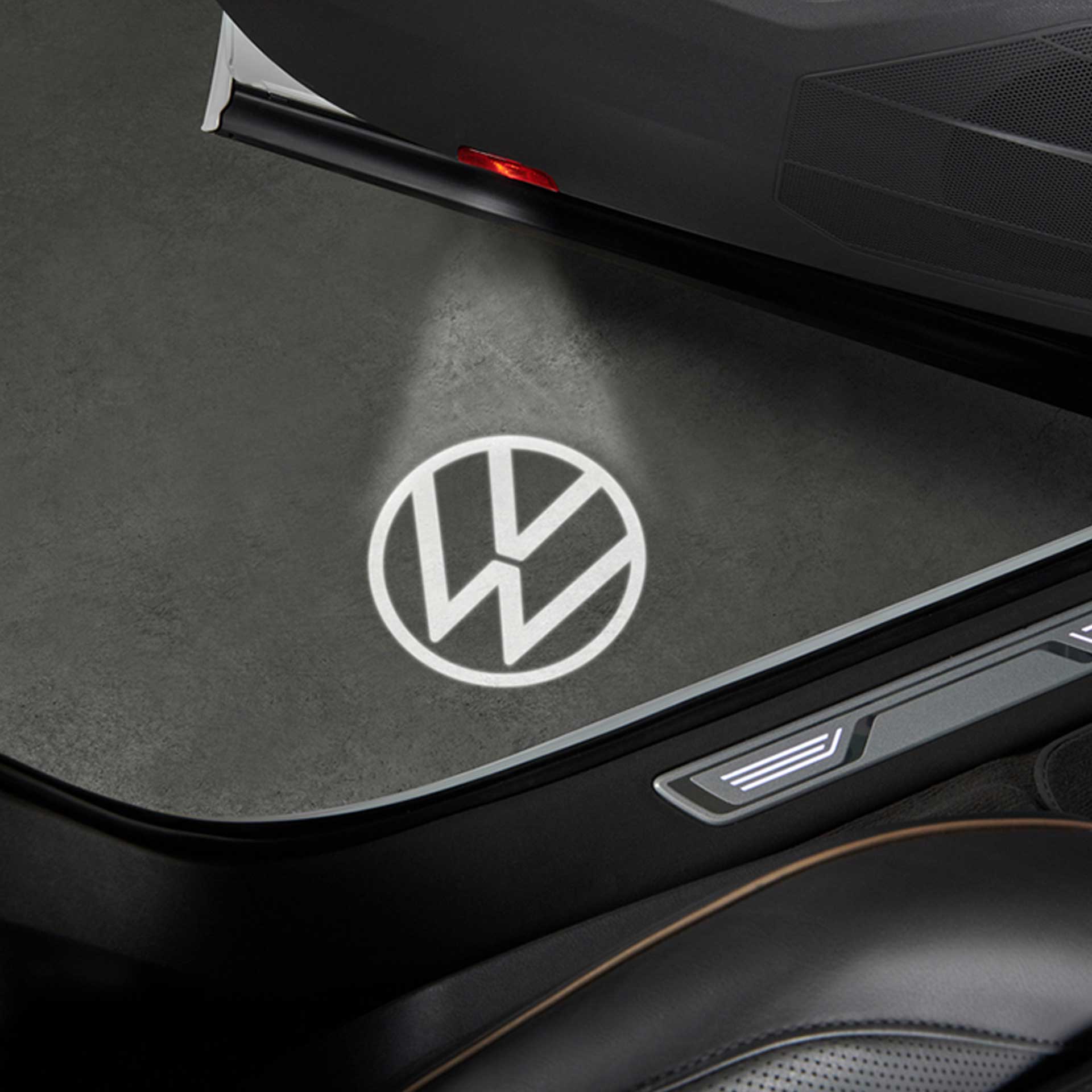 Volkswagen LED Logoleuchte Türverkleidung Einstiegsleuchte New Volkswagen Logo 000052120F