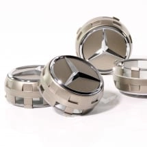 Mercedes-AMG Radnabenabdeckung Zentralverschlussdesign goldfarben Set 4-teilig