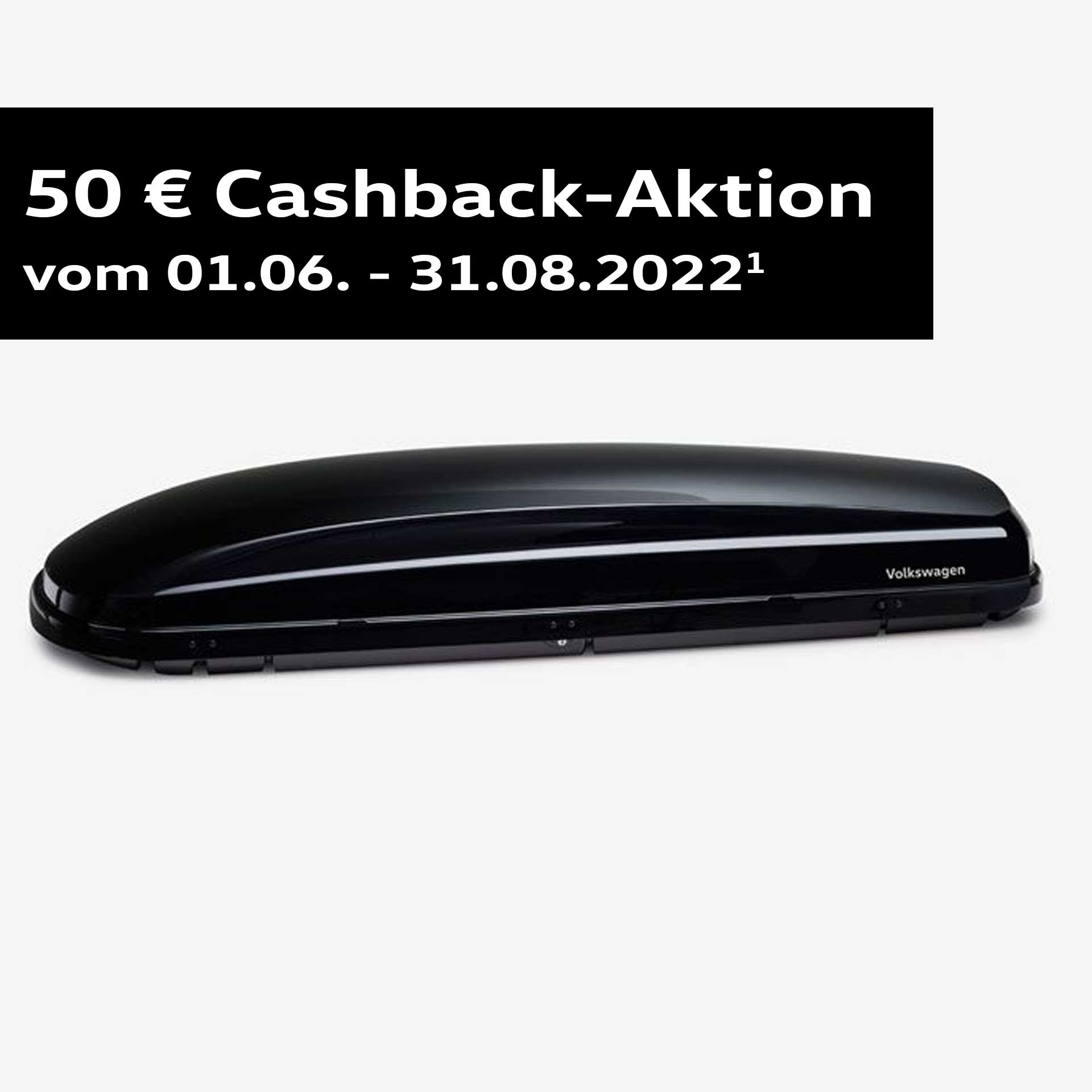 Volkswagen Dachbox Basic schwarz 340 l | 50 € Cashback 000071200
