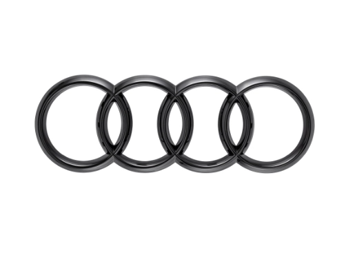 Audi Ringe in Schwarz für das Heck A4 / A6 / e-tron 8W907180