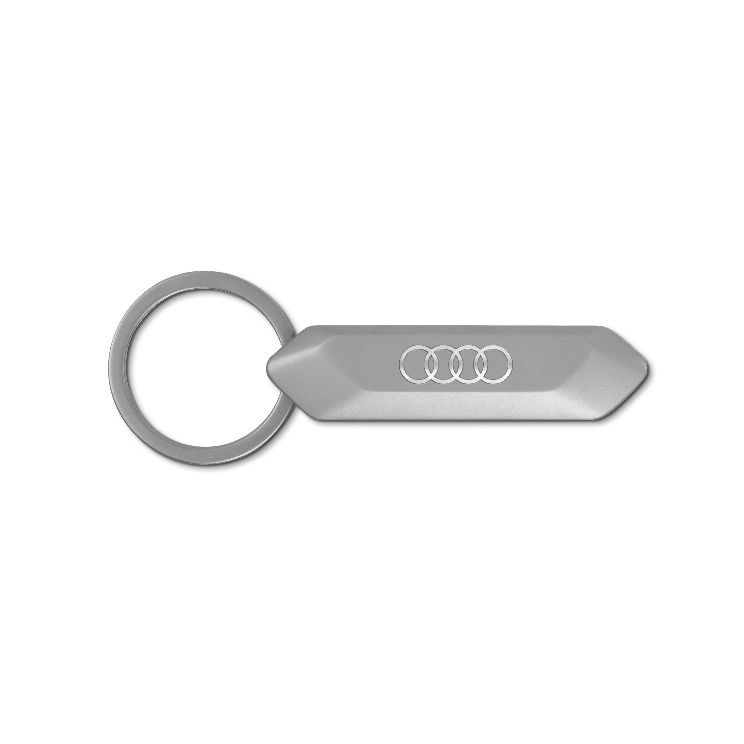 Audi Schlüsselanhänger Edelstahl silber