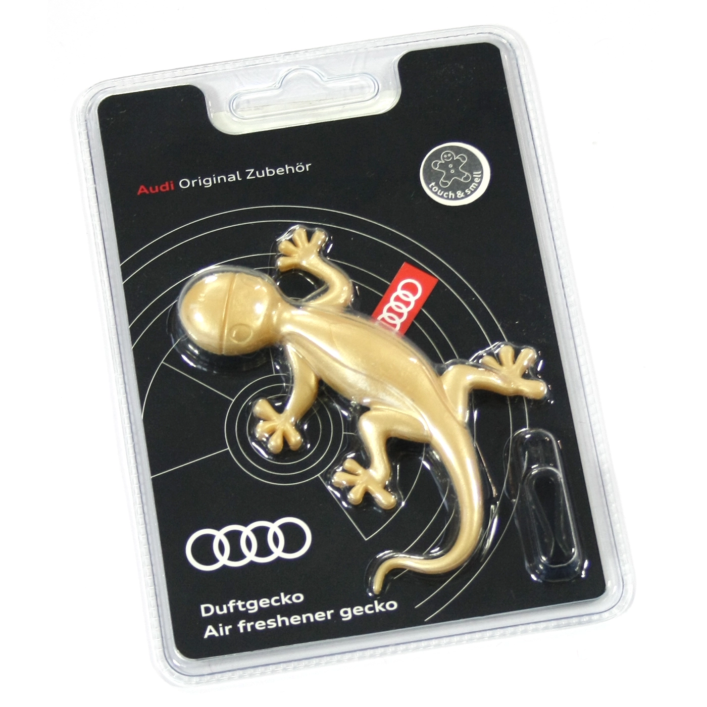 Audi Duftgecko Gold Duftrichtung aromatisch-zimtig Lufterfrischer 000087009AS