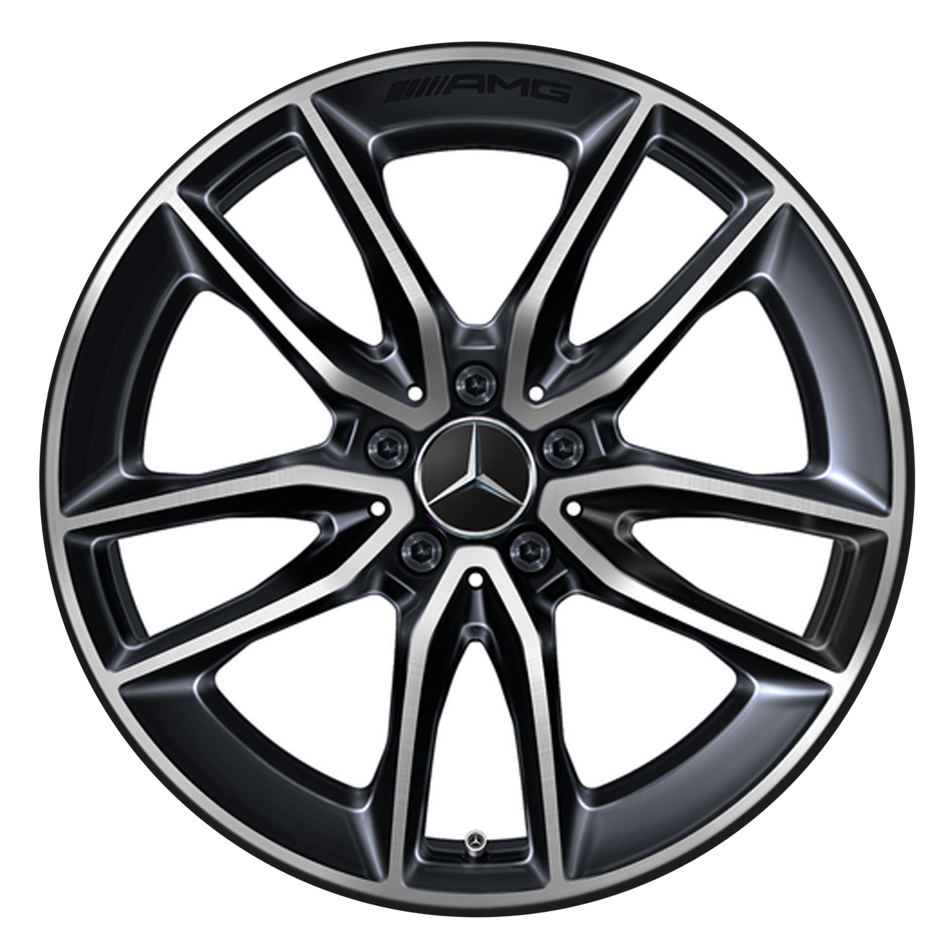 Mercedes-AMG GLA H247 GLB X247 5-Doppelspeichen-Rad 19 Zoll Leichtmetallfelge A24740118007Y51