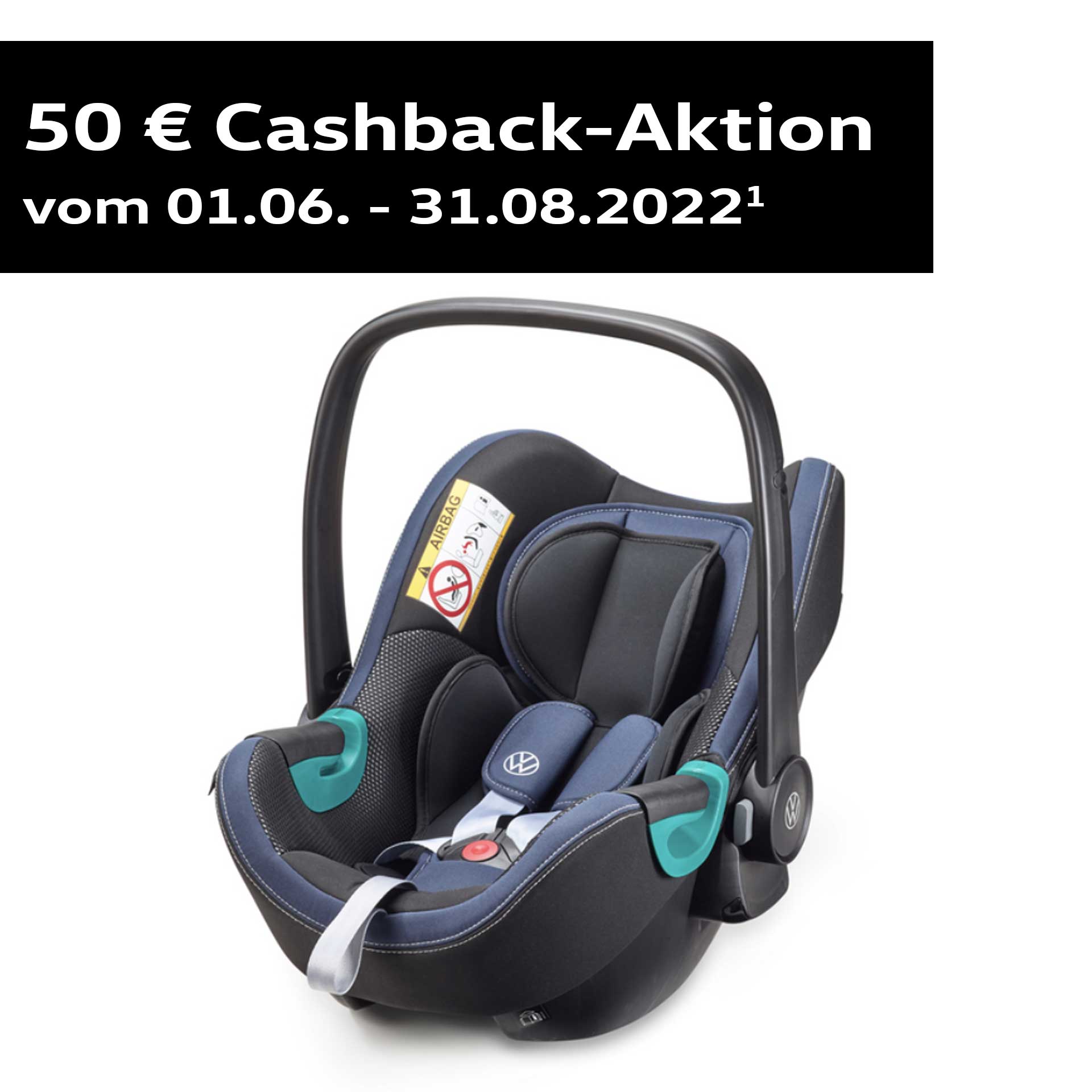 Volkswagen Babyschale i-Size Kinder bis 15 Monate 83 cm 13 kg | 50 € Cashback 11A019900