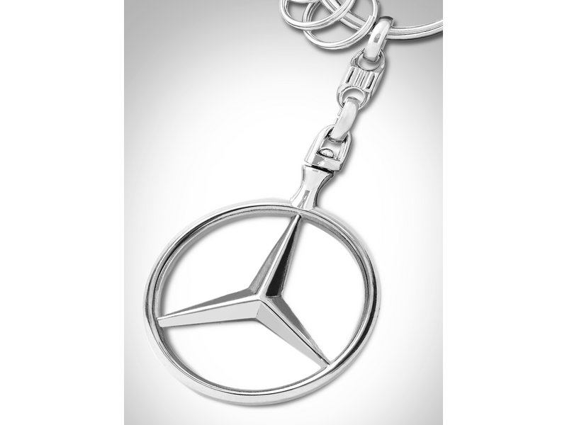 Mercedes-Benz Schlüsselanhänger Brüssel silber B66957516