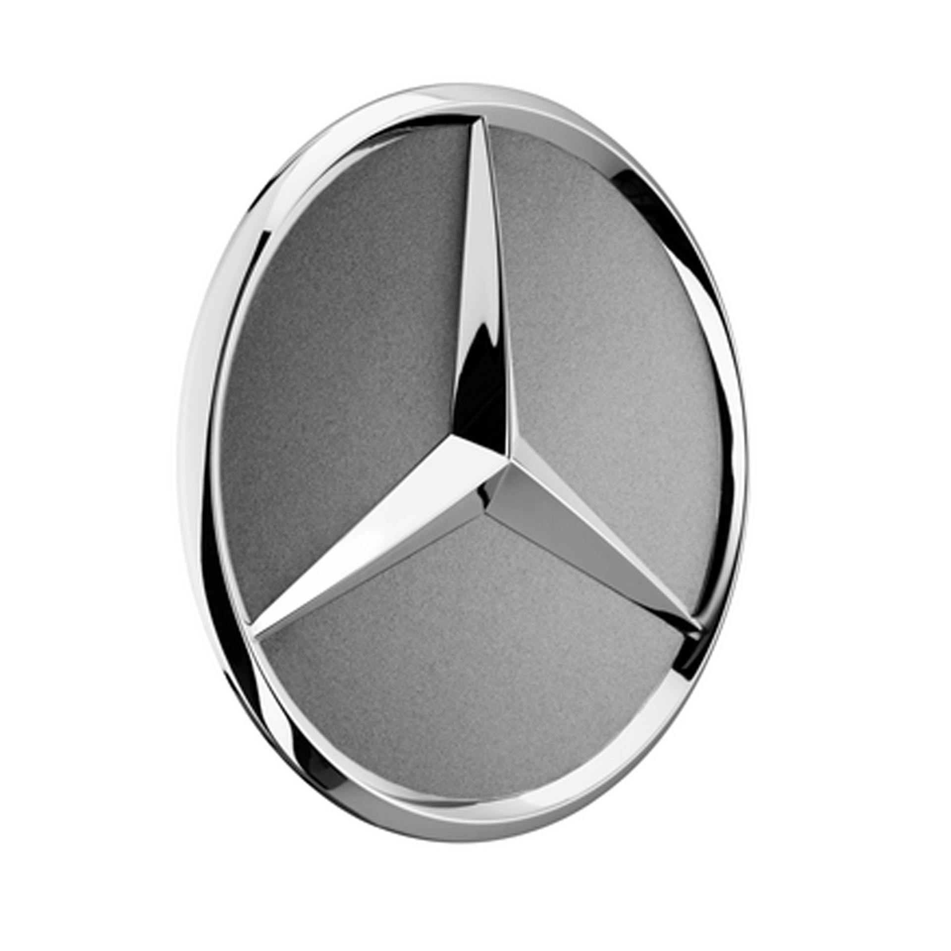 Mercedes-Benz Radnabenabdeckung Stern erhaben titansilber B66470202