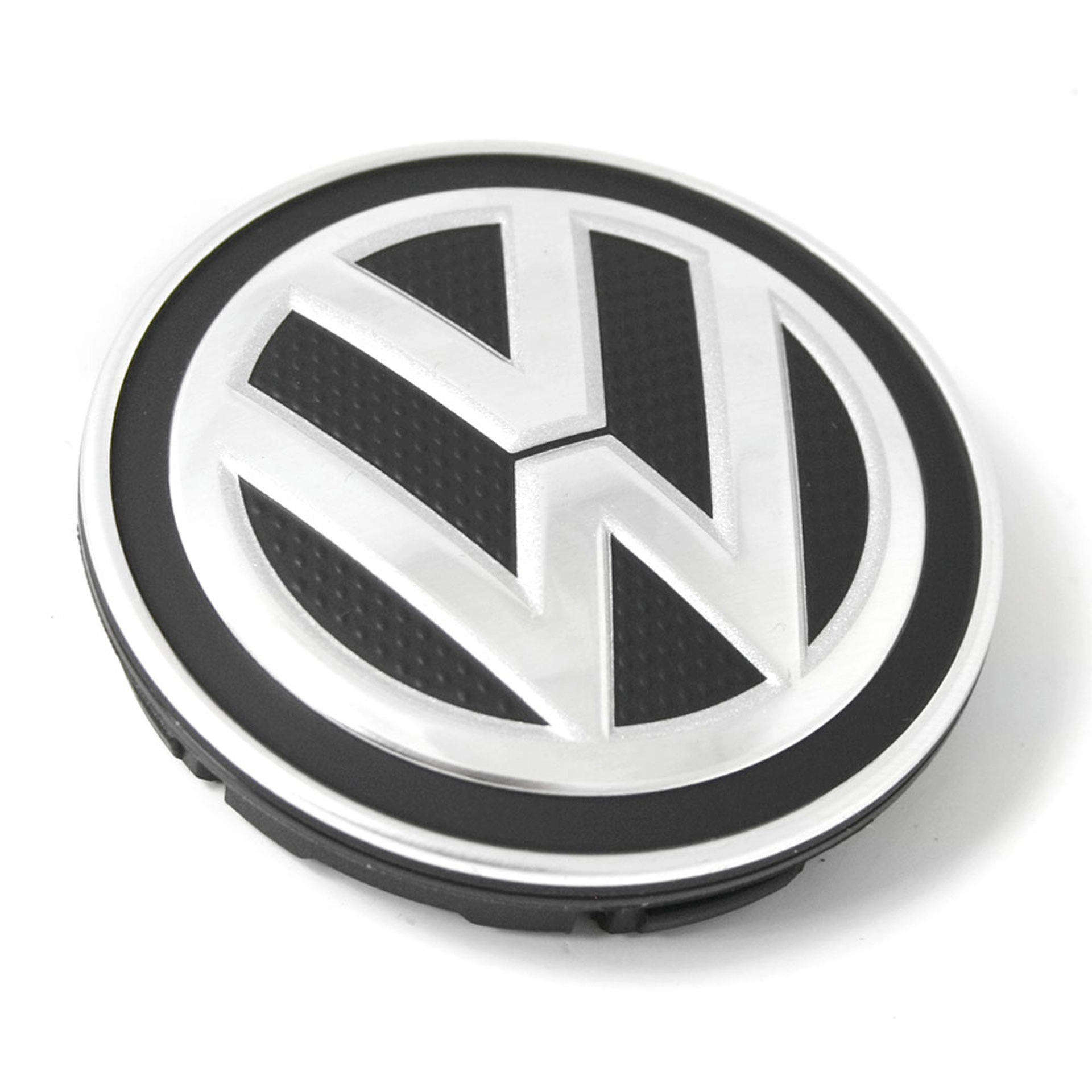 Volkswagen Radnabendeckel Schwarz/Silber 6C0601171XQI