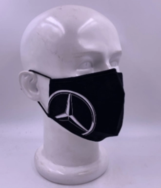 Mercedes-Benz Mund- und Nasenbedeckung mit großem Stern