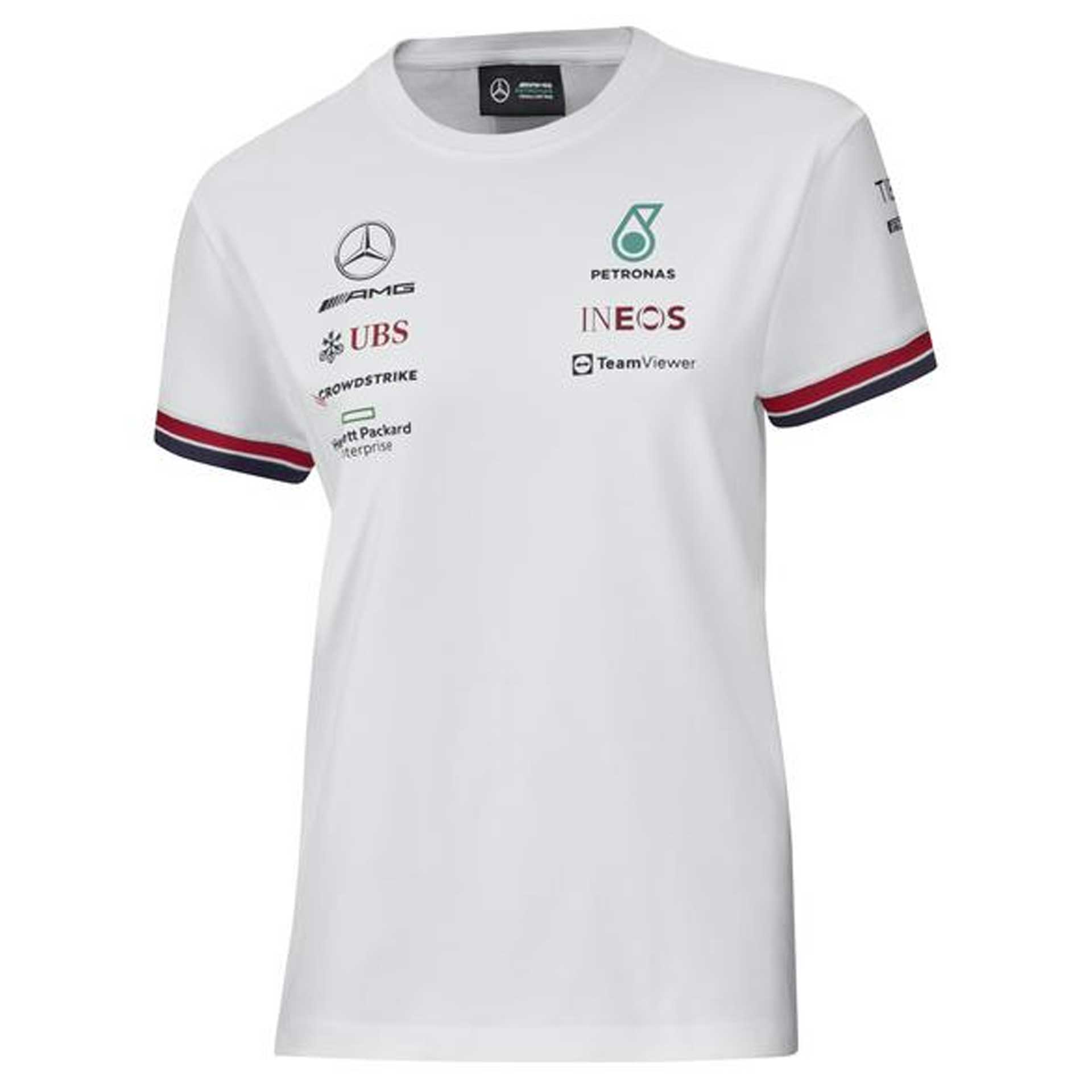 Mercedes-AMG T-Shirt Damen weiß Petronas Motorsport-Collection Größe 2XS B67997770