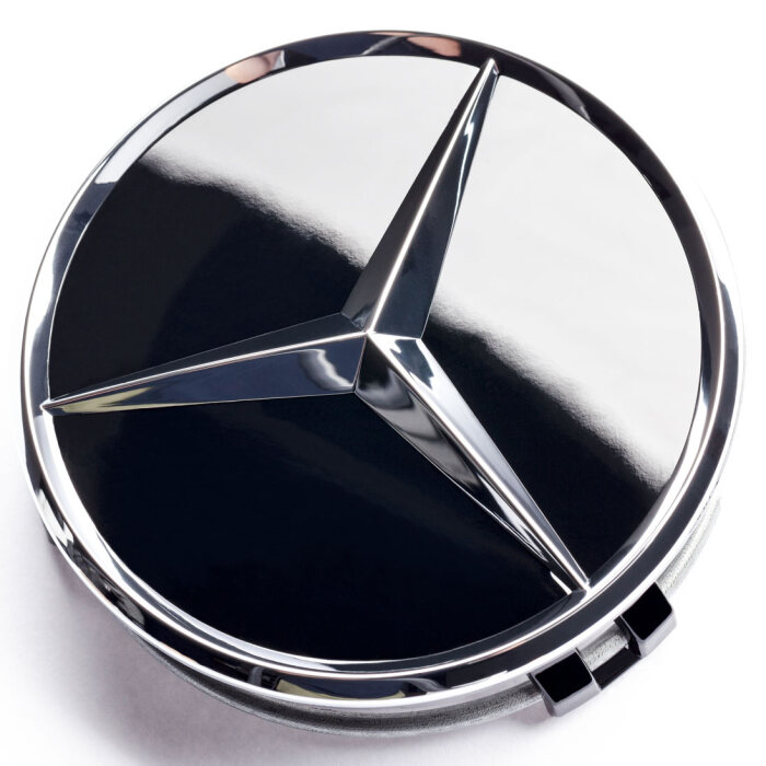 Mercedes-Benz Radnabenabdeckung Stern erhaben schwarz B66470200